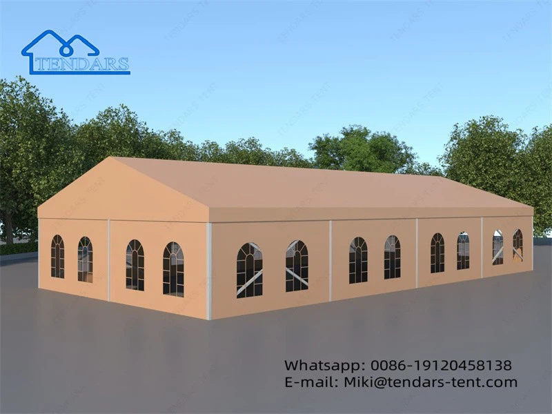 10×20m Yellow A-Frame Tent